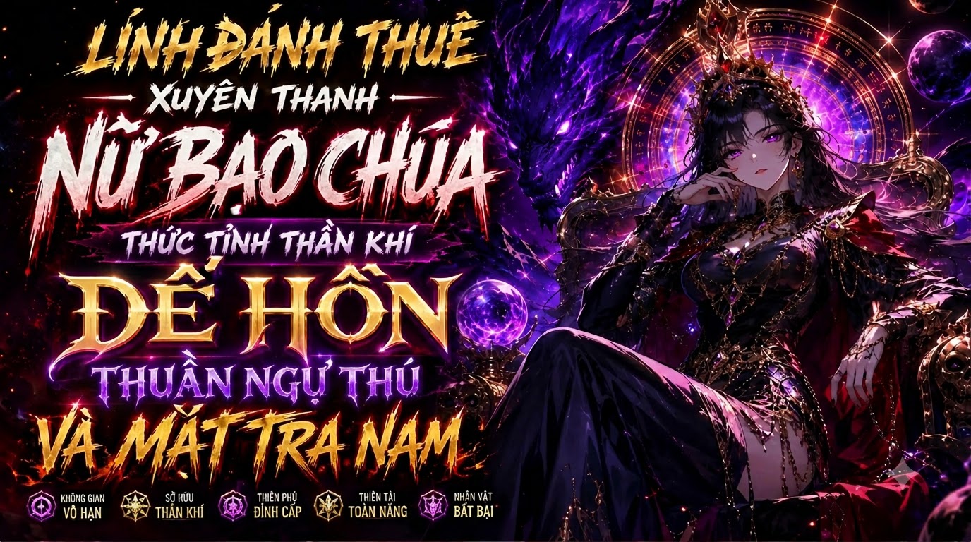 Lính Đánh Thuê Xuyên Thành Nữ Bạo Chúa Thức Tỉnh Thần Khí Đế Hồn Thuần Ngự Thú Vả Mặ Tra Nam thumbnail