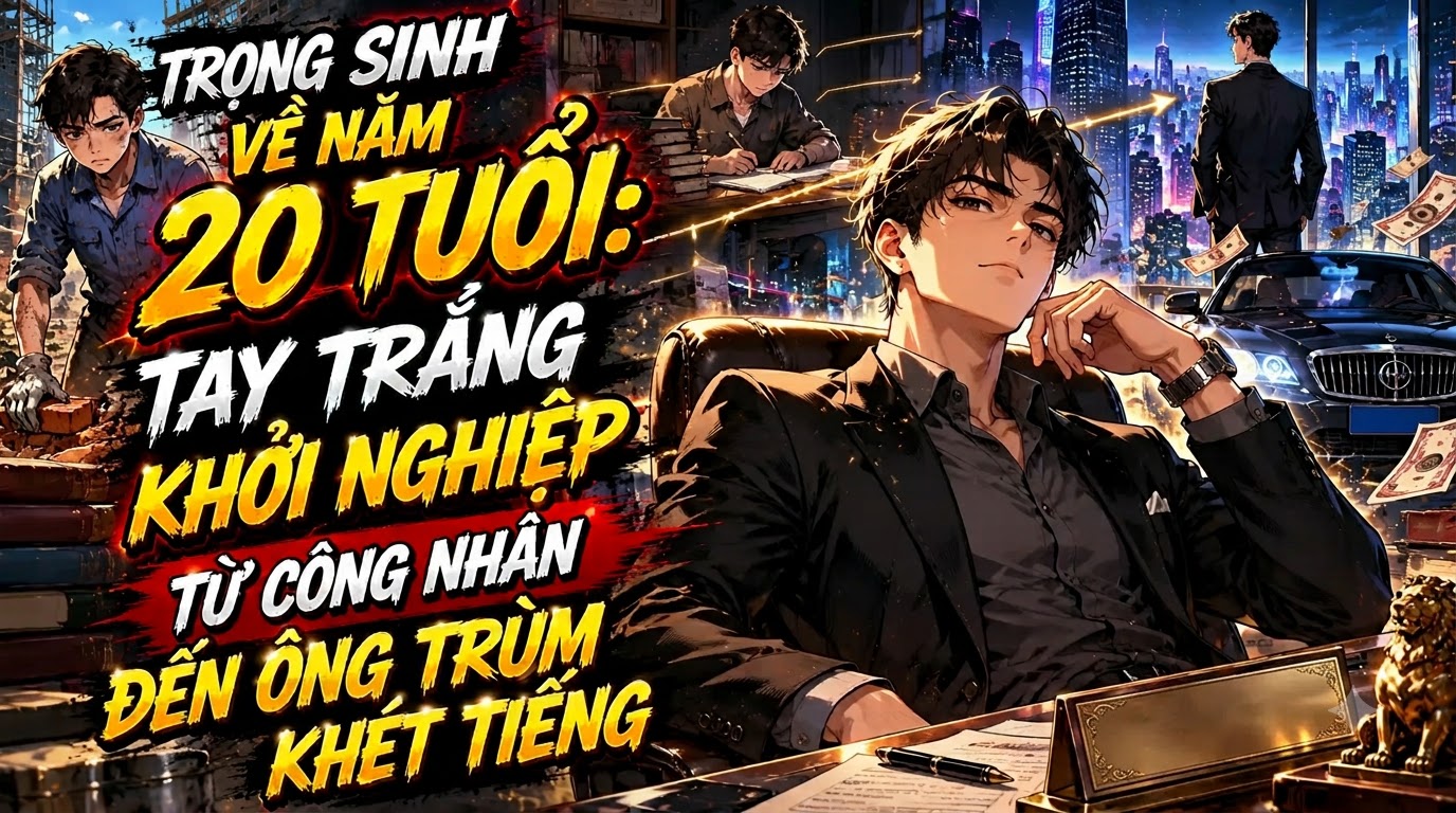 Trọng Sinh Về Năm 20 Tuổi Tay Trắng Khởi Nghiệp Từ Công Nhân Đến Ông Trùm Khét tiếng thumbnail