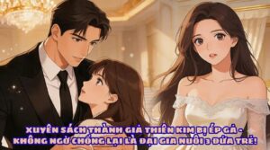 XUYÊN SÁCH THÀNH GIẢ THIÊN KIM BỊ ÉP GẢ – KHÔNG NGỜ CHỒNG LÀ ĐẠI GIA NUÔI 3 ĐỨA TRẺ cover