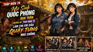 NỮ SINH QUỐC PHÒNG, BẠN THÂN XUYÊN VỀ THẬP NIÊN 70 LÀM CHỊ EM DÂU QUẬY NHÀ CHỒNG cover