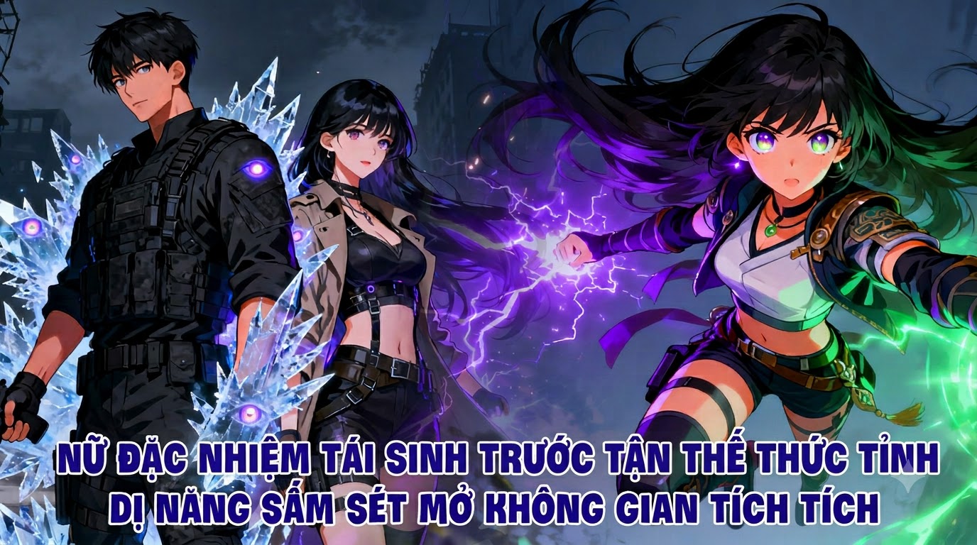 Nữ Đặc Nhiệm Tái Sinh Trước Thế Thức Tỉnh Dị Năng Sấm Sét Mở Không Gian Tích Tích