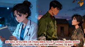 NỮ BÁC SĨ XUYÊN VỀ THẬP NIÊN 70 LẤY CHỒNG QUÂN NHÂN QUYẾT CỨU CON TRAI VÀ TRỊ NHÀ CHỒNG TỆ BẠC cover