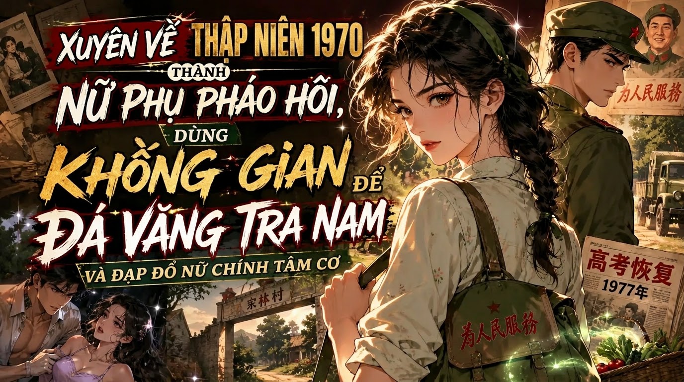 XUYÊN VỀ NĂM 70 THÀNH NỮ PHỤ PHÁO HÔI MANG KHÔNG GIAN ĐÁ TRA NAM ĐẠP ĐỔ NỮ CHÍNH TÂM CƠ