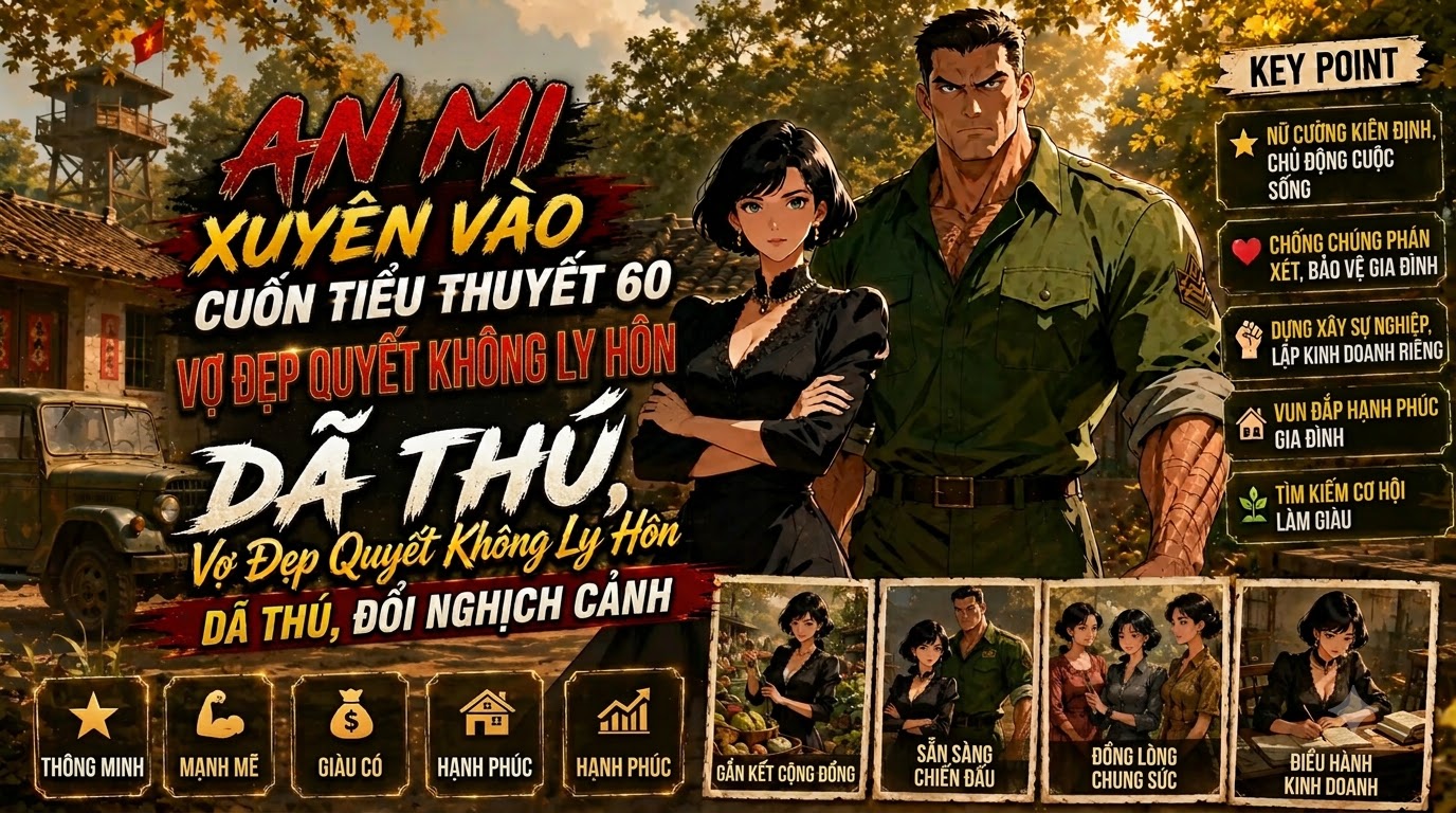 AN MỊ XUYÊN VÀO CUỐN TIỂU THUYẾT 60 VỢ ĐẸP QUYẾT KHÔNG LY HÔN DÃ THÚ, ĐỔI NGHỊCH CẢNH thumbnail