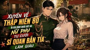 XUYÊN VỀ THẬP NIÊN 80 BỊ GIA ĐÌNH NUÔI VỨT BỎ NỮ PHỤ TỰ CƯỚI SĨ QUAN BẮN TỈA LÀM GIÀU cover