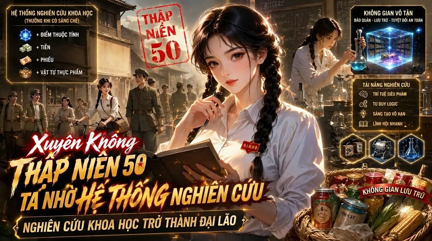 Xuyên Không Thập Niên 50 Ta Nhờ Hệ Thống Nghiên Cứu Khoa Học Thành Đại Lão thumbnail