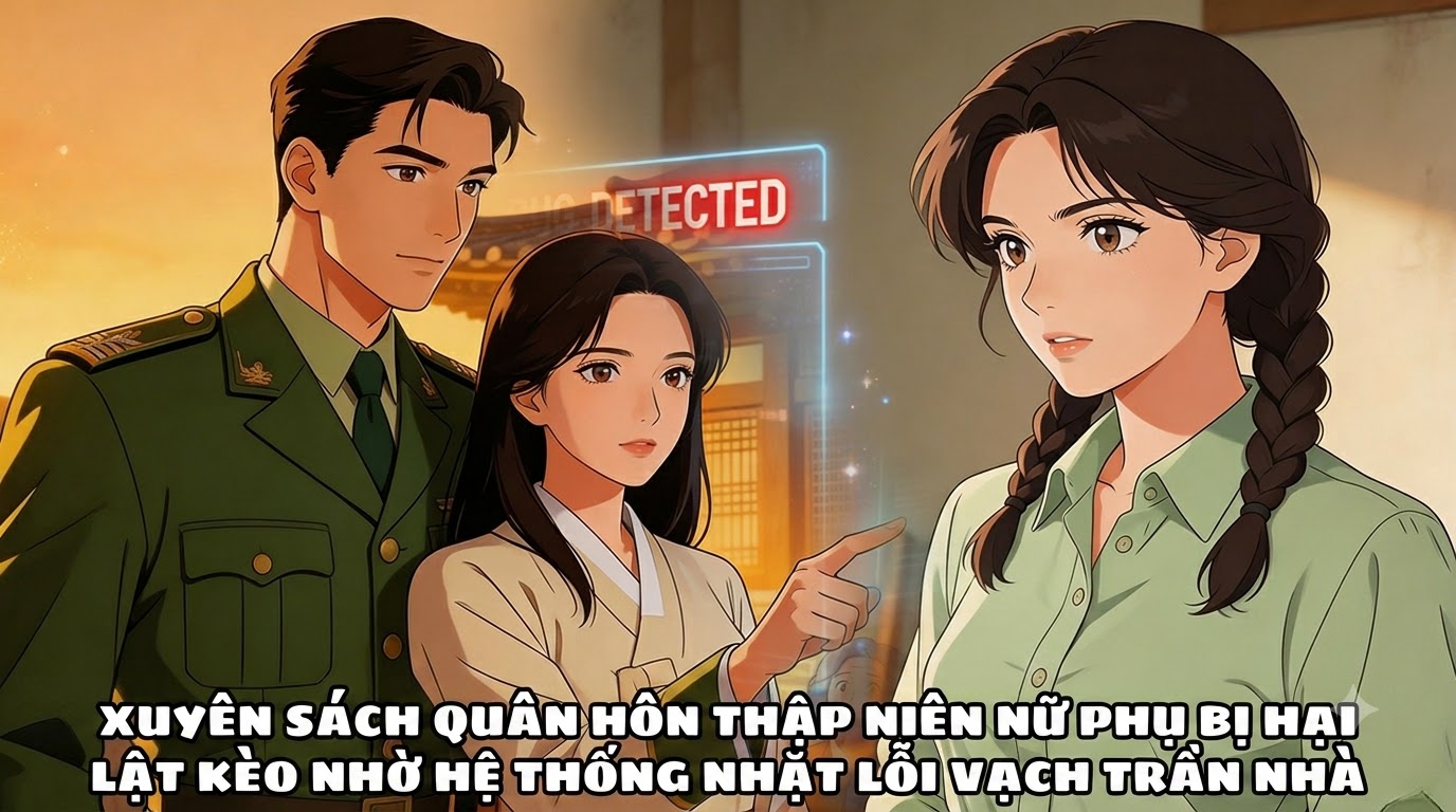 XUYÊN SÁCH QUÂN HÔN THẬP NIÊN NỮ PHỤ BỊ HẠI LẬT KÈO NHỜ HỆ THỐNG NHẶT LỖI VẠCH TRẦN NHÀ