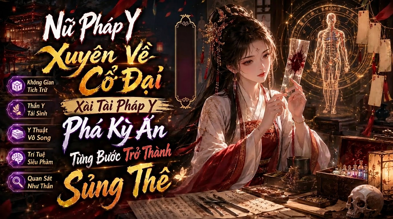 Nữ Pháp Y Thiên Tài Xuyên Về Cổ Đại Xài Tài Pháp Y Phá Kỳ Án Từng Bước Thành Sủng Thê thumbnail