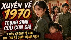 XUYÊN VỀ 1970 TRỌNG SINH CỨU CON GÁI LY HÔN CHỒNG TỆ TRẢ THÙ KẺ CƯỚP HẠNH PHÚC cover