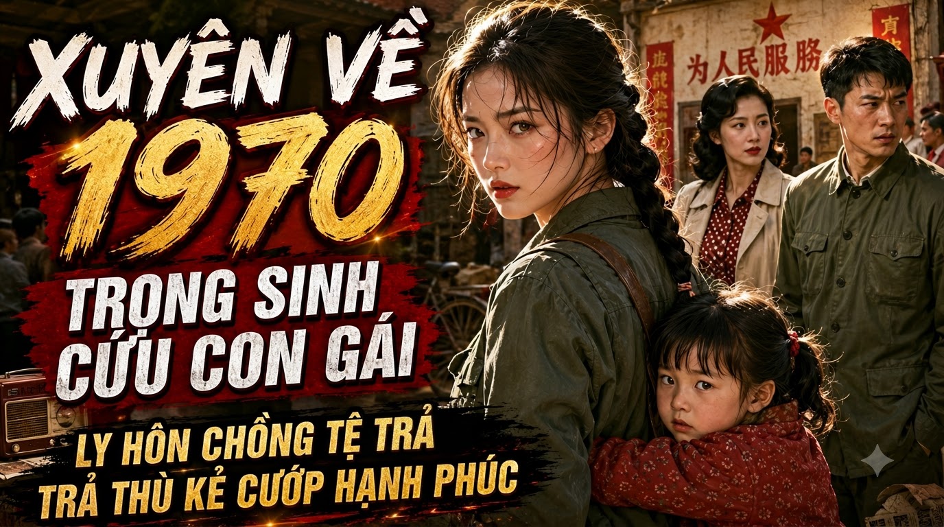 XUYÊN VỀ 1970 TRỌNG SINH CỨU CON GÁI LY HÔN CHỒNG TỆ TRẢ THÙ KẺ CƯỚP HẠNH PHÚC