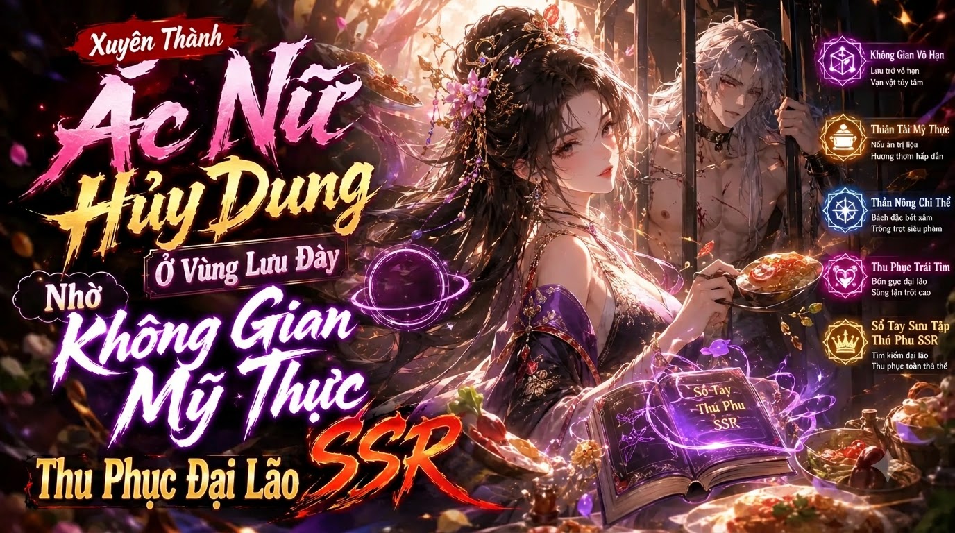 Xuyên Thành Ác Nữ Hủy Dung Ở Vùng Lưu Đày Nhờ Không Gian Mỹ Thực Thu Phục Đại Lão SSR thumbnail
