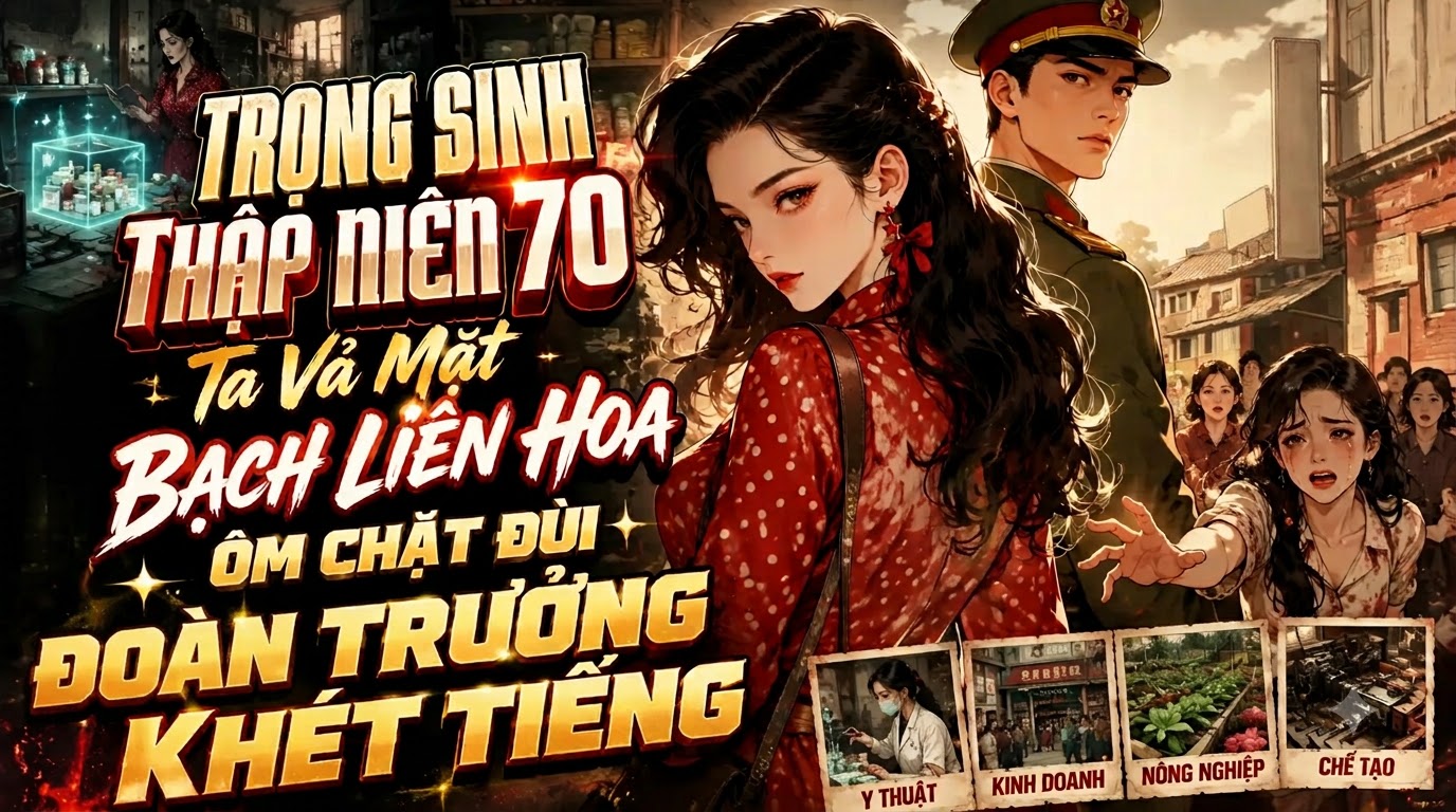 Trọng Sinh Thập Niên 70 Ta Vả Mặt Bạch Liên Hoa Ôm Đùi Đoàn Trưởng Khét Tiếng thumbnail
