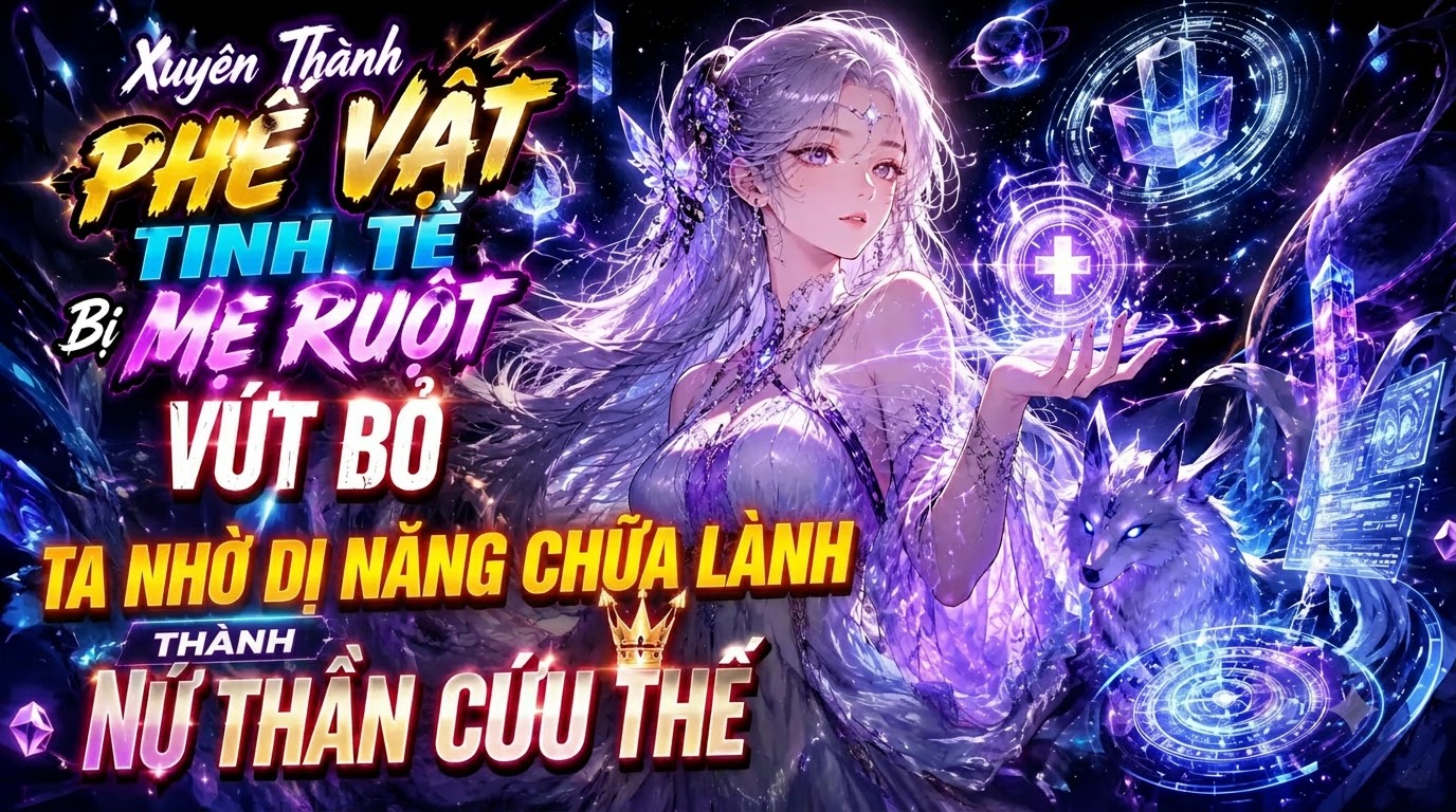 Xuyên Thành Phế Vật Tinh Tế Bị Mẹ Ruột Vứt Bỏ Ta Nhờ Dị Năng Chữa Lành Thành Nữ Thần Cứu Thế thumbnail