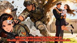 Nữ Sinh Xuyên Không Khi Tập Quân Sự Từ Lười Biếng Đến Nữ Phóng Viên Quân Đội Quả Cảm cover