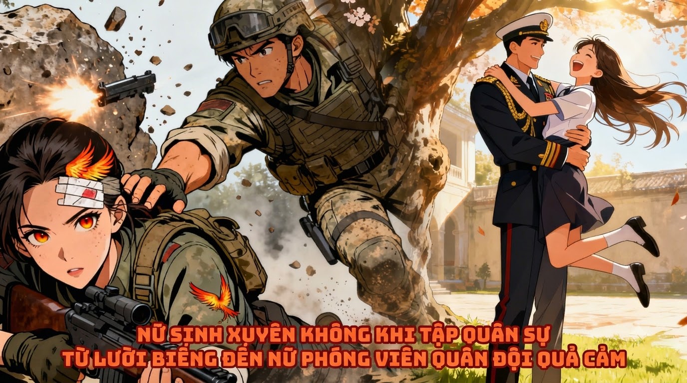 Nữ Sinh Xuyên Không Khi Tập Quân Sự Từ Lười Biếng Đến Nữ Phóng Viên Quân Đội Quả Cảm