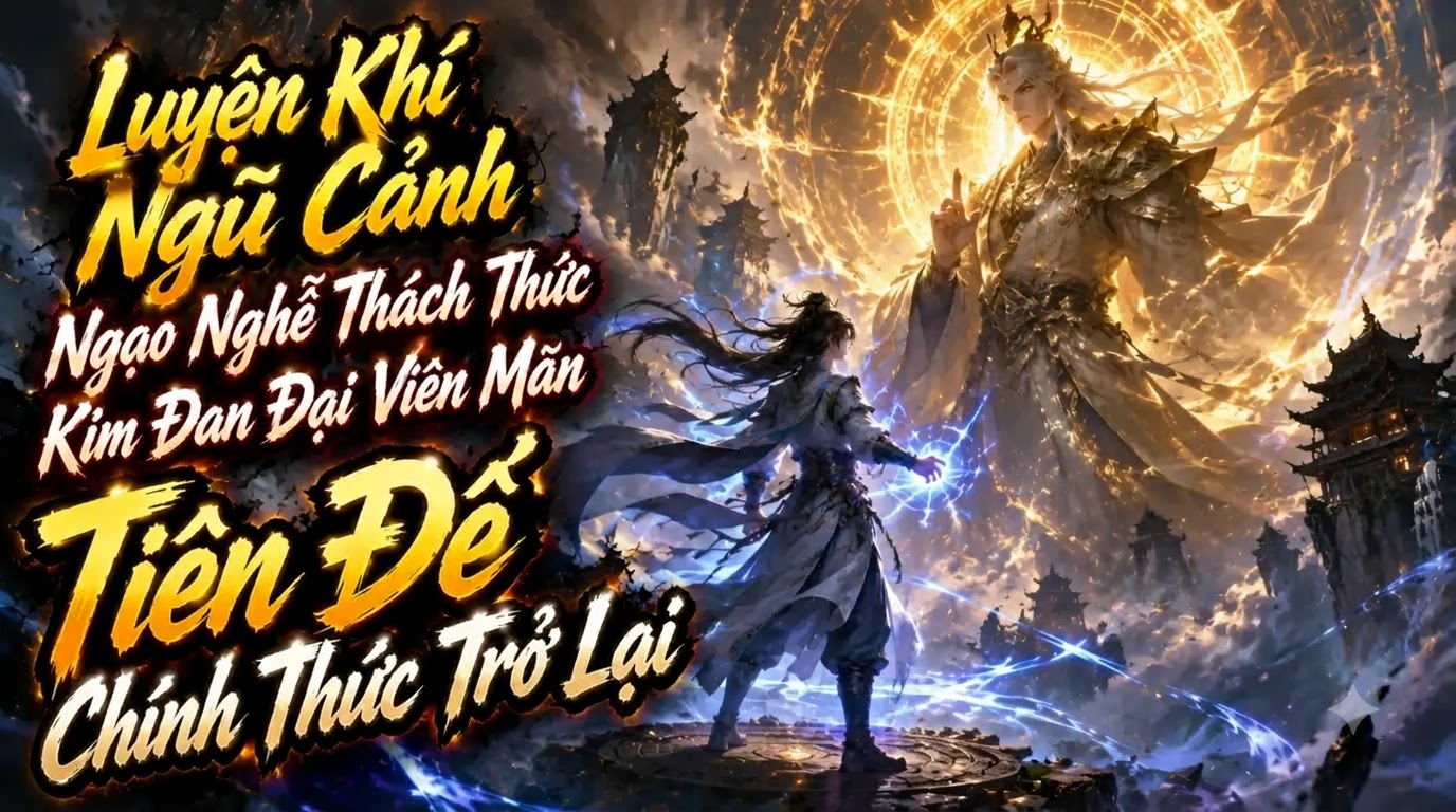 Luyện Khí Ngũ Cảnh Ngạo Nghễ Thách Thức Kim Đan Đại Viên Mãn Tiên Đế Chính Thức Trở Lại