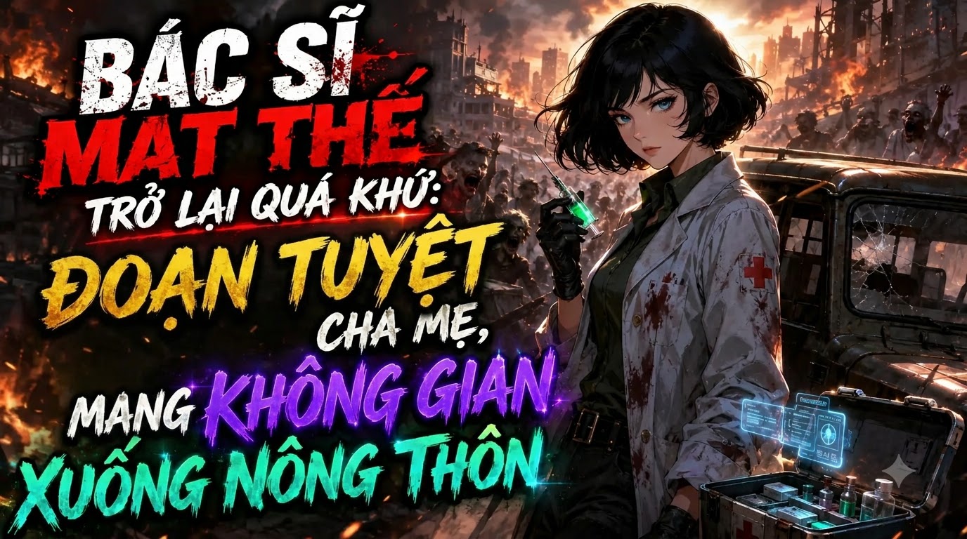 Bác Sĩ Mạt Thế Trở Lại Quá Khứ: Đoạn Tuyệt Cha Mẹ, Mang Không Gian Xuống Nông Thôn