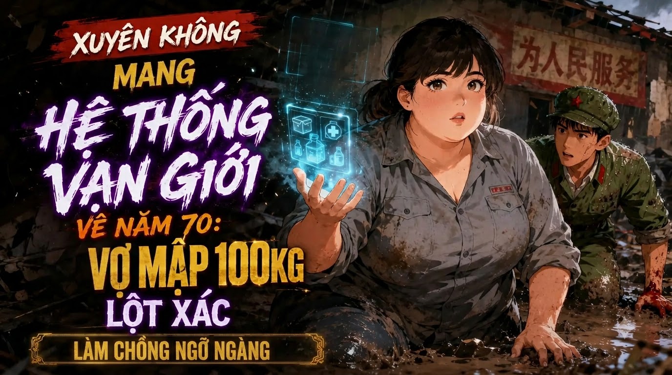 Xuyên Không Mang Hệ Thống Vạn Giới Về Năm 70: Vợ Mập 100kg Lột Xác Làm Chồng Ngỡ Ngàng