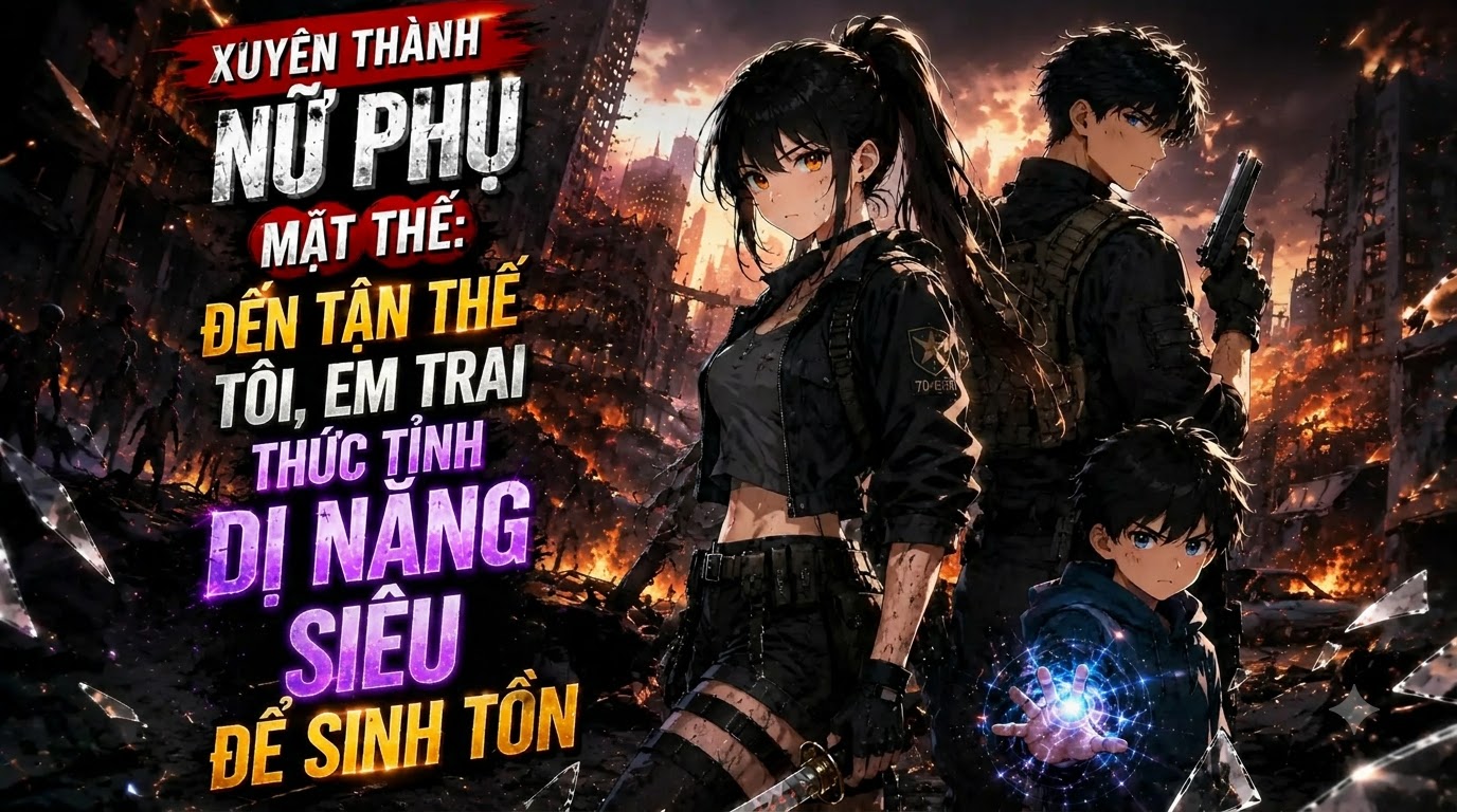 Xuyên Thành Nữ Phụ Mạt Thế: Đến Tận Thế Tôi, Em Trai Thức Tỉnh Dị Năng Siêu Để Sinh Tồn thumbnail