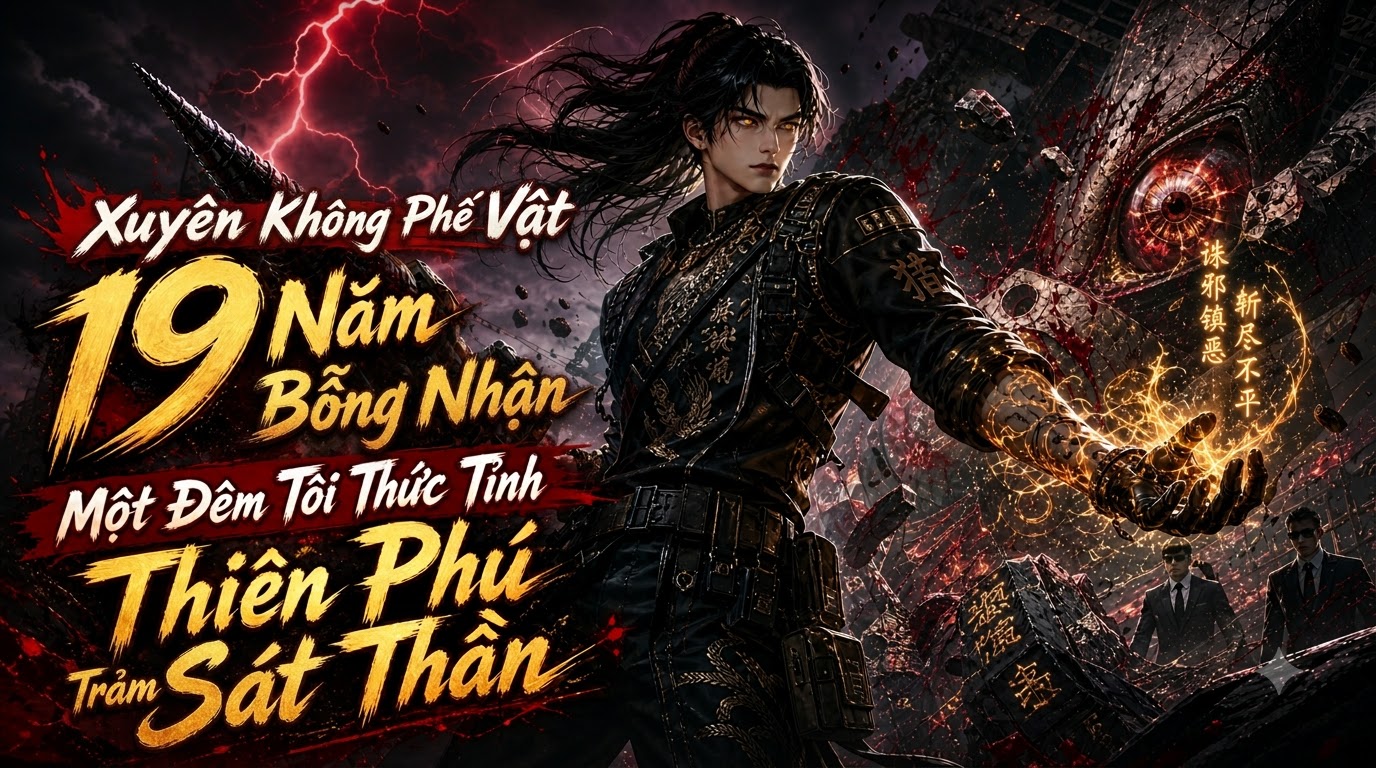 XUYÊN KHÔNG PHẾ VẬT 19 NĂM BỖNG NHẬN THIÊN PHÚ TRẢM SÁT THẦN thumbnail