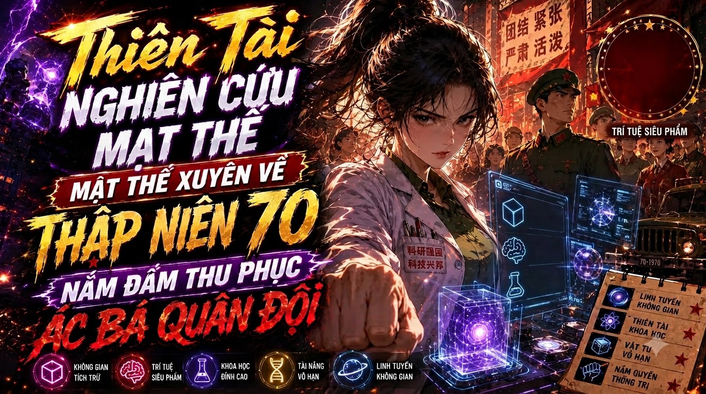 Thiên Tài Nghiên Cứu Mạt Thế Xuyên Về Thập Niên 70 Nắm Đấm Thu Phục Ác Bá Quân Đội
