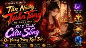 Xuyên Thành Tân Nương Tuẫn Táng Nữ Tiến Sĩ Y Khoa Xài Y Thuật Cứu Sống Dạ Vương Trúng Kịch Độc cover