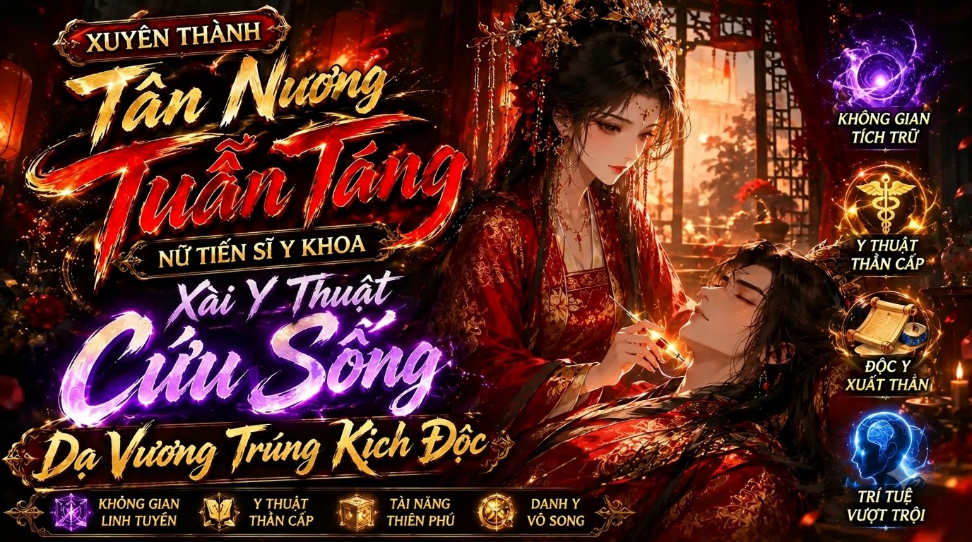 Xuyên Thành Tân Nương Tuẫn Táng Nữ Tiến Sĩ Y Khoa Xài Y Thuật Cứu Sống Dạ Vương Trúng Kịch Độc