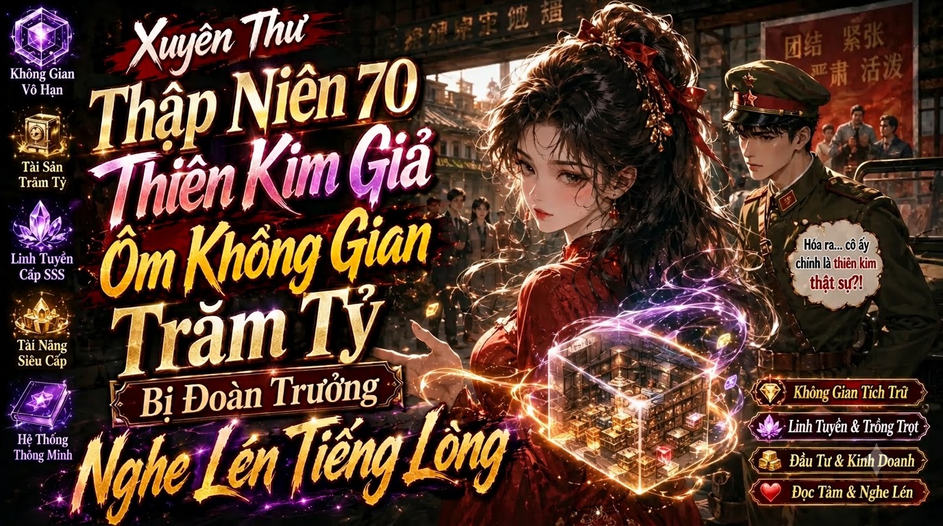 Xuyên Thư Thập Niên 70 Thiên Kim Giả Ôm Không Gian Trăm Tỷ Bị Đoàn Trưởng Nghe Lén Tiếng Lòng