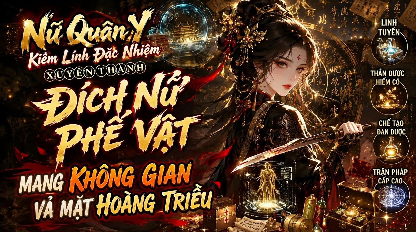 Nữ Quân Y Kiêm Lính Đặc Nhiệm Xuyên Thành Đích Nữ Phế Vật Mang Không Gian Vả Mặt Hoàng Triều thumbnail