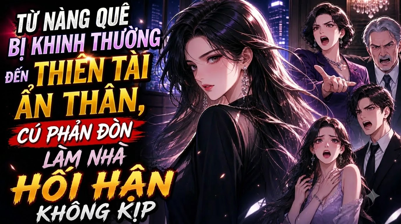 TỪ NÀNG QUÊ BỊ KHINH THƯỜNG ĐẾN THIÊN TÀI ẨN THÂN, CÚ PHẢN ĐÒN LÀM NHÀ HỐI HẬN KHÔNG KỊP