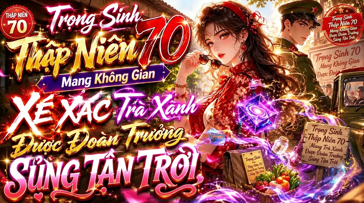 Trọng Sinh Thập Niên 70 Mang Không Gian Xé Xác Trà Xanh Được Đoàn Trưởng Sủng Tận Trời