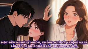 MỘT ĐÊM NGOÀI Ý MUỐN, KHÔNG NGỜ LÀ TRÒ ĐÙA LẠI LÀM CÔ BỊ ANH QUẤN LẤY KHÔNG THOÁT! cover