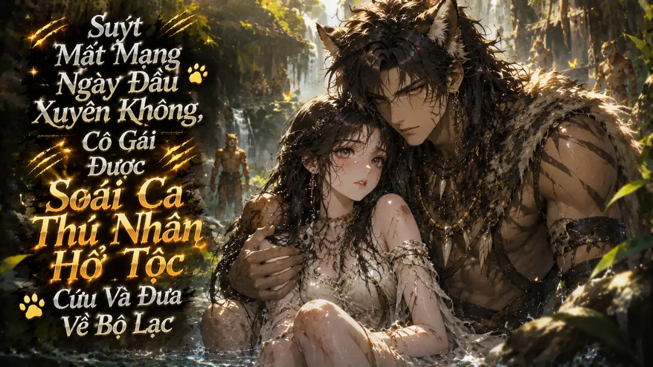 Suýt Mất Mạng Ngày Đầu Xuyên Không, Cô Gái Được Soái Ca Thú Nhân Hổ Tộc Cứu Và Đưa Về Bộ Lạc thumbnail