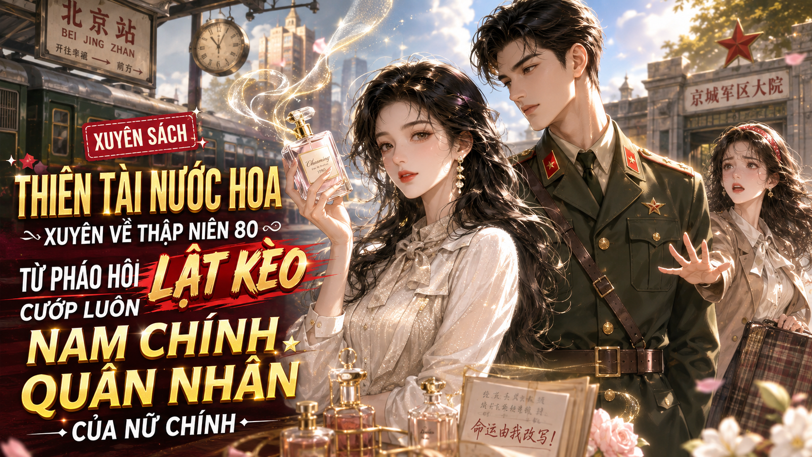 Thiên tài nước hoa xuyên về thập niên 80 từ pháo hôi lật kèo cướp luôn nam chính quân nhân của nữ chính thumbnail