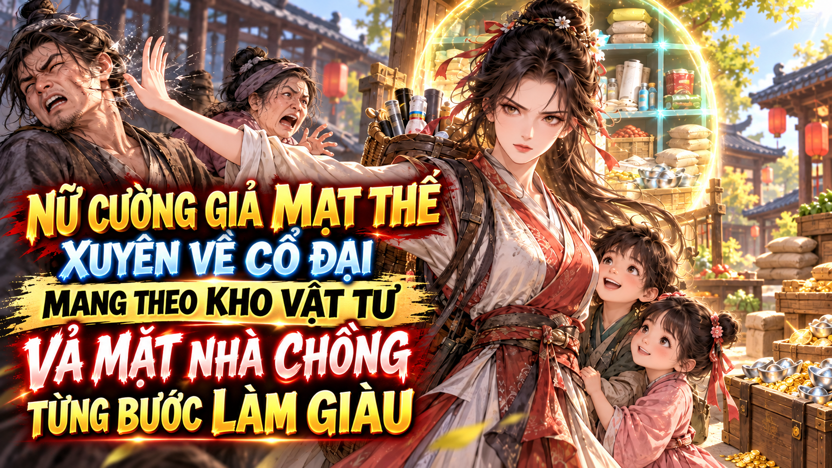 Nữ cường giả mạt thế xuyên về cổ đại mang theo kho vật tư vả mặt nhà chồng từng bước làm giàu thumbnail