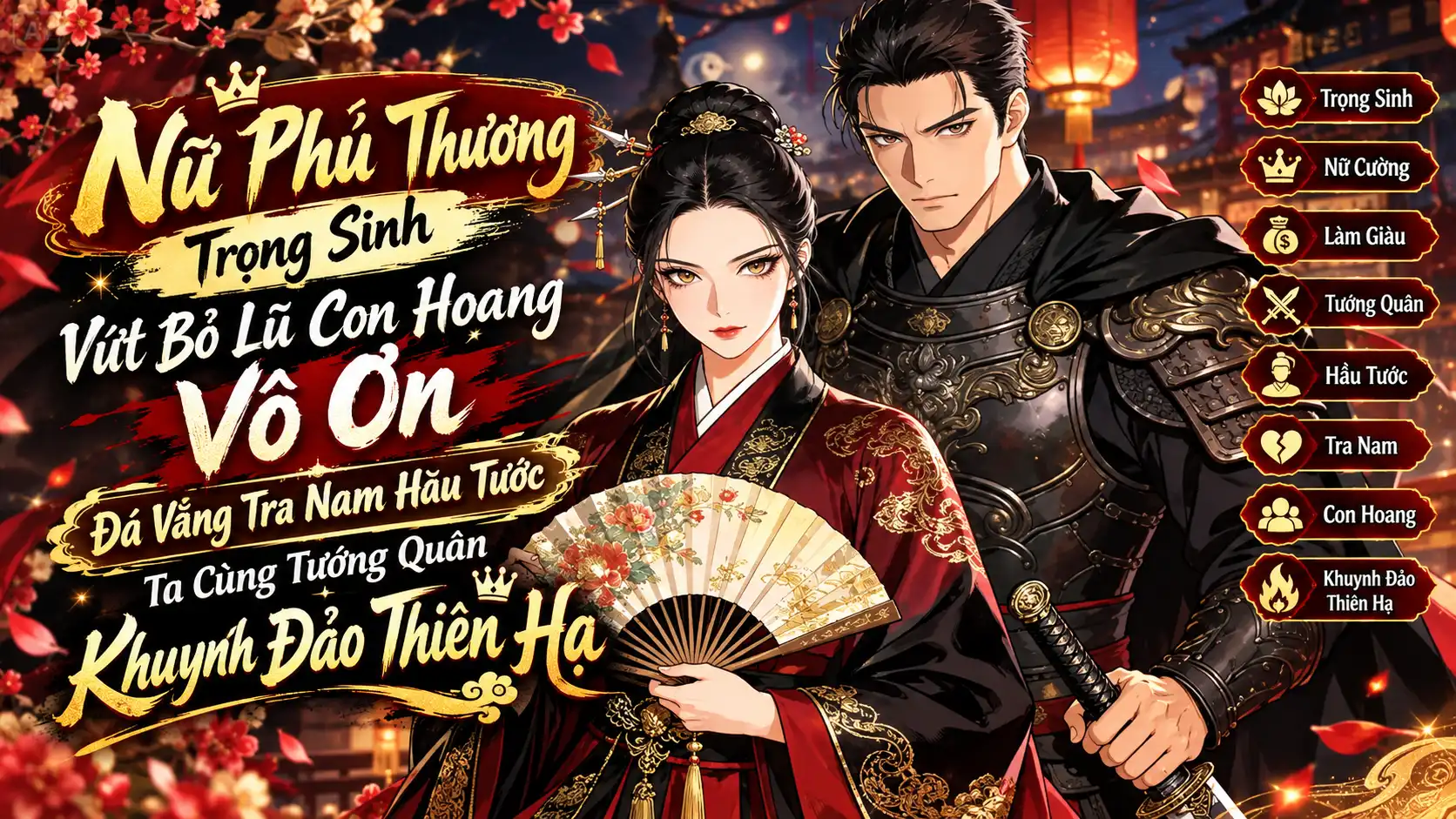 NỮ PHÚ THƯƠNG TRỌNG SINH VỨT BỎ LŨ CON HOANG VÔ ƠN ĐÁ VĂNG TRA NAM CÙNG TƯỚNG QUÂN ĐOẠT THIÊN HẠ