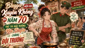 Blogger Hiện Đại Xuyên Không Đến Năm 70: Trổ Tài Nấu Nướng Nên Duyên Chàng Đội Trưởng cover