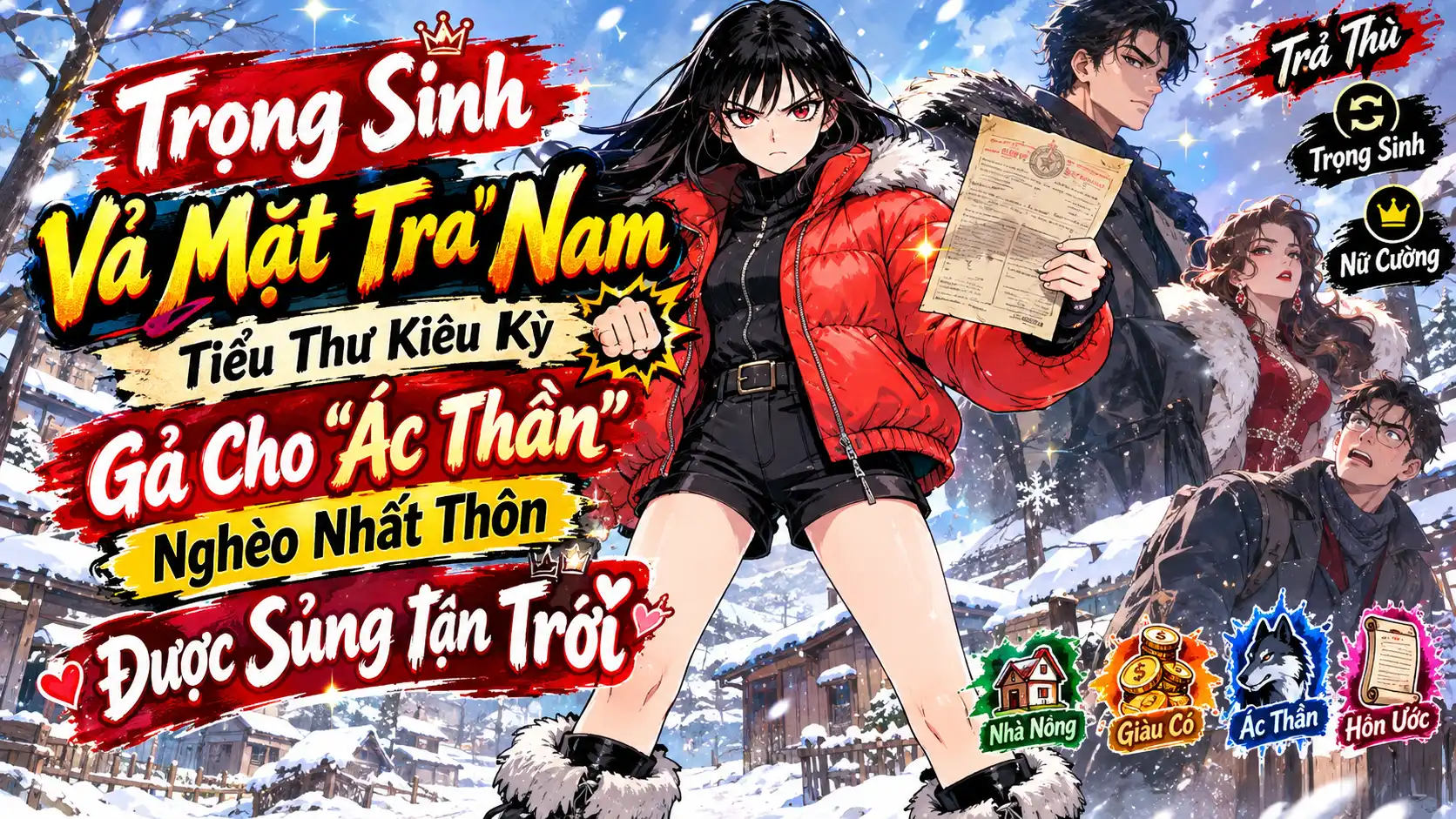 TRỌNG SINH VẢ MẶT TẢ NAM TIỂU THƯ YÊU KIỀU GẢ CHO ÁC THẦN NGHÈO NHẤT THÔN ĐƯỢC SỦNG TẬN TRỜI