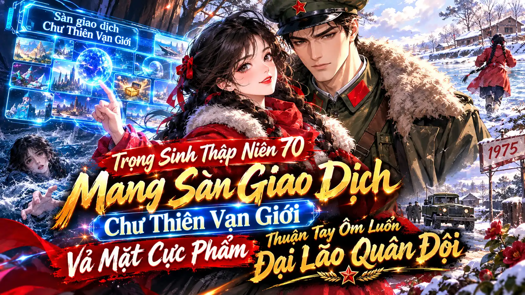 Trọng Sinh Thập Niên 70 Mang Sàn Giao Dịch  Vả Mặt Cực Phẩm Thuận Tay Ôm Luôn Đại Lão Quân Đội thumbnail