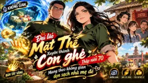 ĐẠI LÃO MẠT THẾ XUYÊN THÀNH CON GHẺ MANG THEO KHÔNG GIAN DỌN SẠCH NHÀ MẸ ĐẺ cover