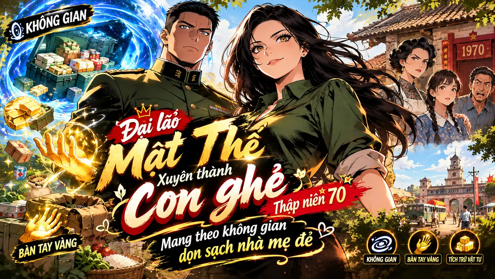 ĐẠI LÃO MẠT THẾ XUYÊN THÀNH CON GHẺ MANG THEO KHÔNG GIAN DỌN SẠCH NHÀ MẸ ĐẺ