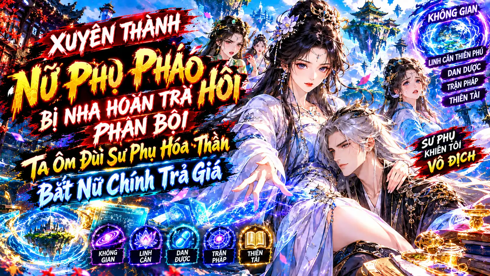 XUYÊN THÀNH NỮ PHỤ PHÁO HÔI BỊ NHAHOÀN PHẢN BỘI TA ÔM ĐÙI SƯ PHỤ HÓA THẦN BẮT NỮ CHÍNH TRẢ GIÁ thumbnail