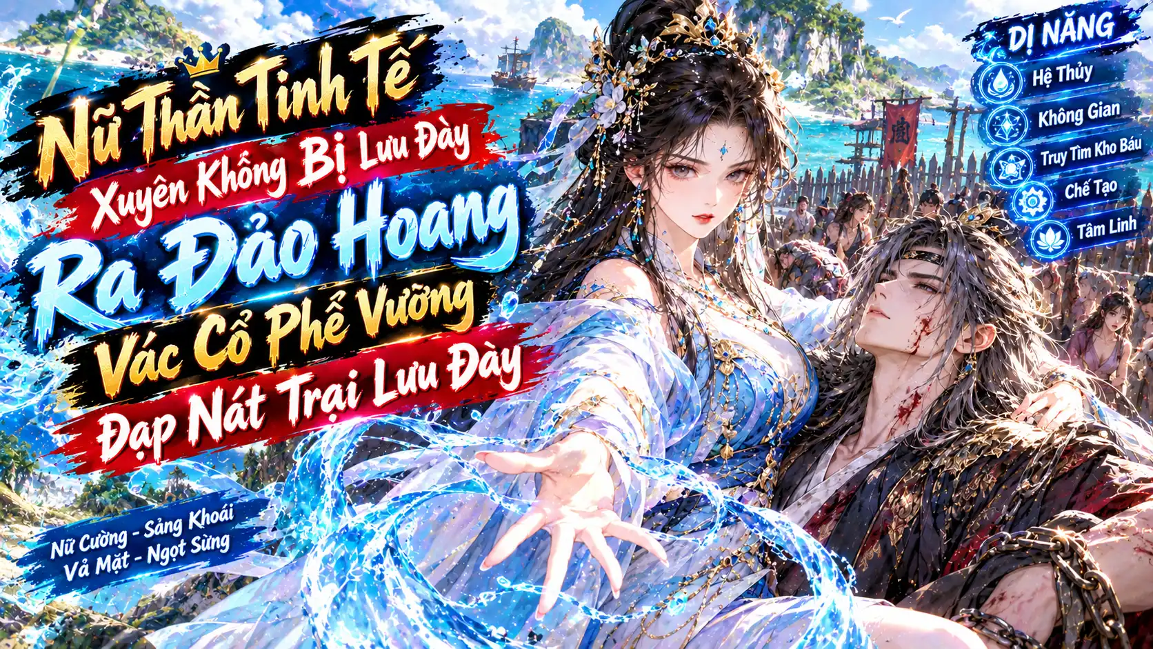 NỮ THẦN TINH TẾ XUYÊN KHÔNG BỊ LƯU ĐẦY RA ĐẢO HOANG VÁC CỔ PHẾ VƯƠNG ĐẬP NÁT TRẠI LƯU ĐÀY thumbnail