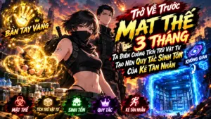 TRỞ VỀ TRƯỚC MẠT THẾ 3 THÁNG TA ĐIÊN CUỒNG TÍCH VẬT TƯ TẠO NÊN QUY TẮC SINH TỒN CỦA KẺ TÀN NHẪN cover