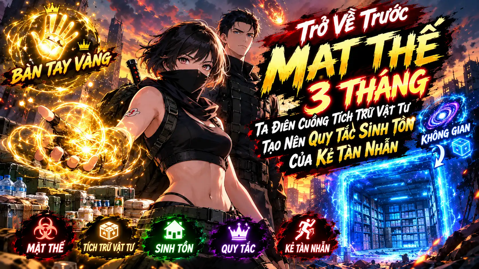 TRỞ VỀ TRƯỚC MẠT THẾ 3 THÁNG TA ĐIÊN CUỒNG TÍCH VẬT TƯ TẠO NÊN QUY TẮC SINH TỒN CỦA KẺ TÀN NHẪN
