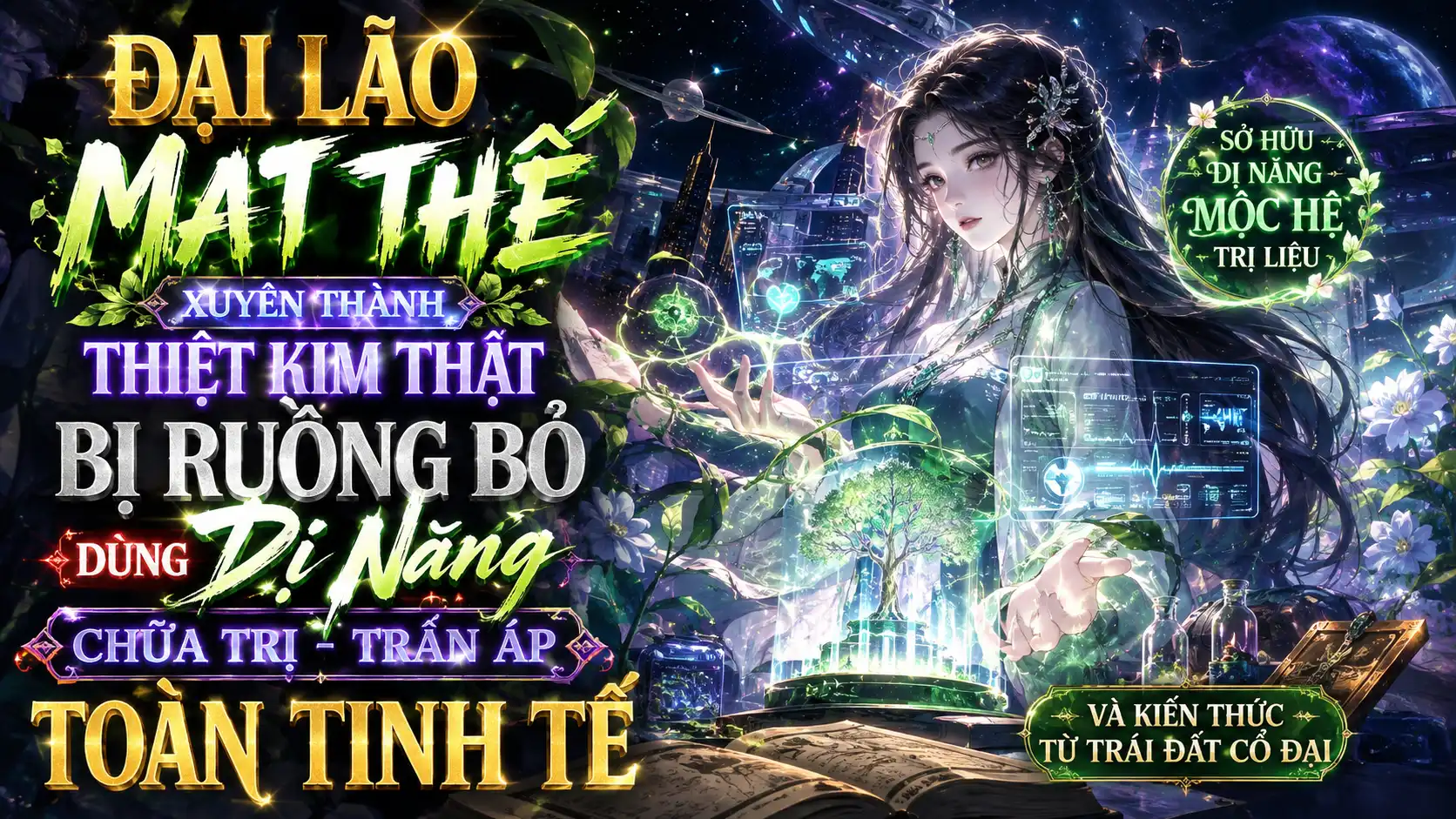 Đại Lão Mạt Thế Xuyên Thành Thiệt Kim Thật Bị Ruồng Bỏ Dùng Dị Năng Chữa Trị Trấn Áp Toàn Tinh Tế