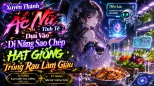 Xuyên Thành Ác Nữ Tinh Tế Dựa Vào Dị Năng Sao Chép Hạt Giống Trồng Rau Làm Giàu cover