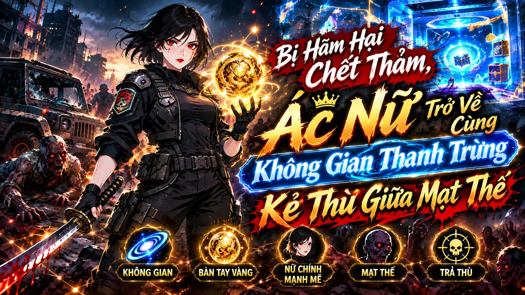 BỊ HÃM HẠI CHẾT THẢM ÁC TRỞ VỀ CÙNG KHÔNG GIAN THANH TRỪNG KẺ THÙ GIỮA MẠT THẾ