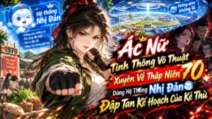 Ác Nữ Tinh Thông Võ Thuật Xuyên Về Thập Niên 70 Dùng Hệ Thống Nhị Đản Đập Tan Kế Hoạch Của Kẻ Thù cover