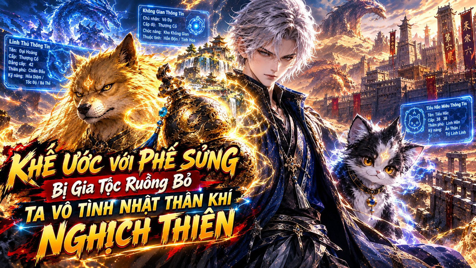 Khế Ước Với Phế Sủng Bị Gia Tộc Ruồng Bỏ Ta Vô Tình Nhặt Thần Khí Nghịch Thiên